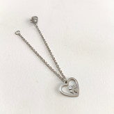 آویز ساعت استیل قلبی