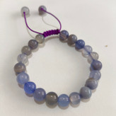خرید دستبند سنگ عقیق بنفش