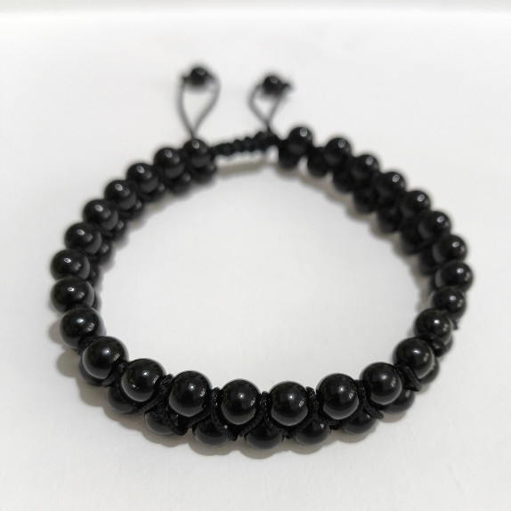 دستبند سنگ اونیکس