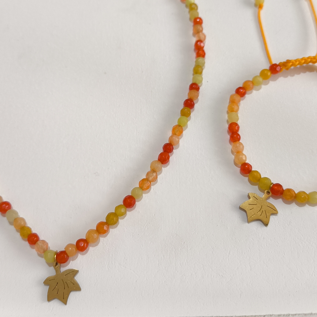 سنگ جید طرح پاییزی