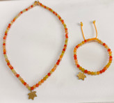 دستبند و گردنبند سنگ جید