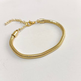 دستبند زنجیر ماری طلایی