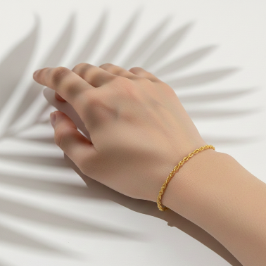 دستبند زنجیر طنابی