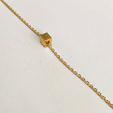 دستبند زنجیر کابلی طلایی