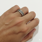 انگشتر مردانه نقره ای