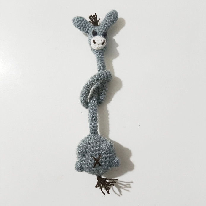 عروسک بافتنی الاغ گردن دراز