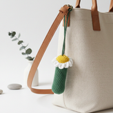 آویز کیف گل بابونه