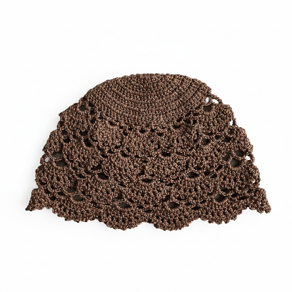 کلاه توری بافت