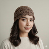 کلاه توری مدل صدفی