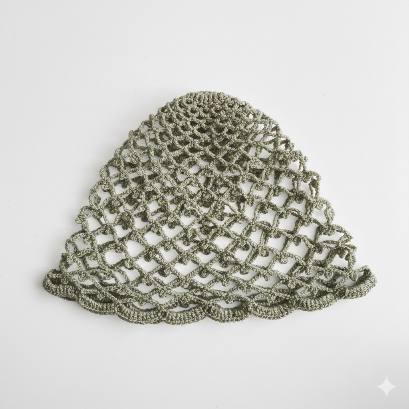 کلاه توری زنانه دست بافت