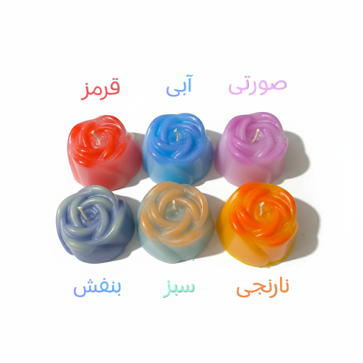 شمع مدل گل رز